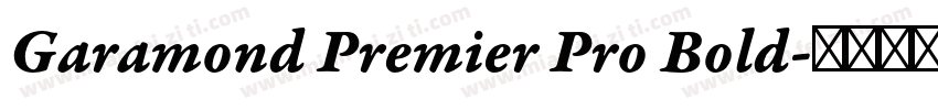 Garamond Premier Pro Bold字体转换